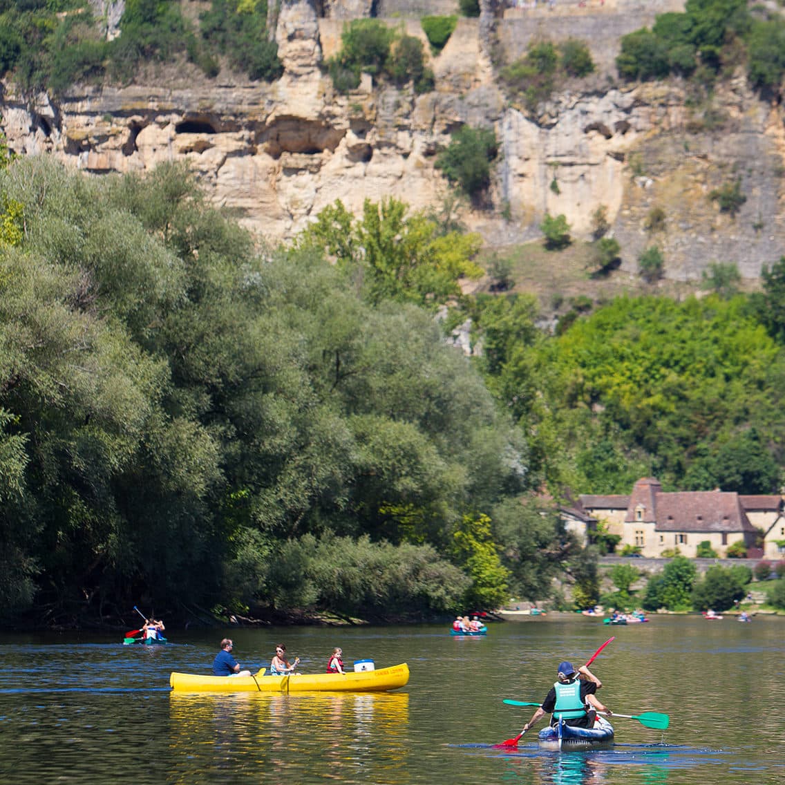 Balade en famille en canoë